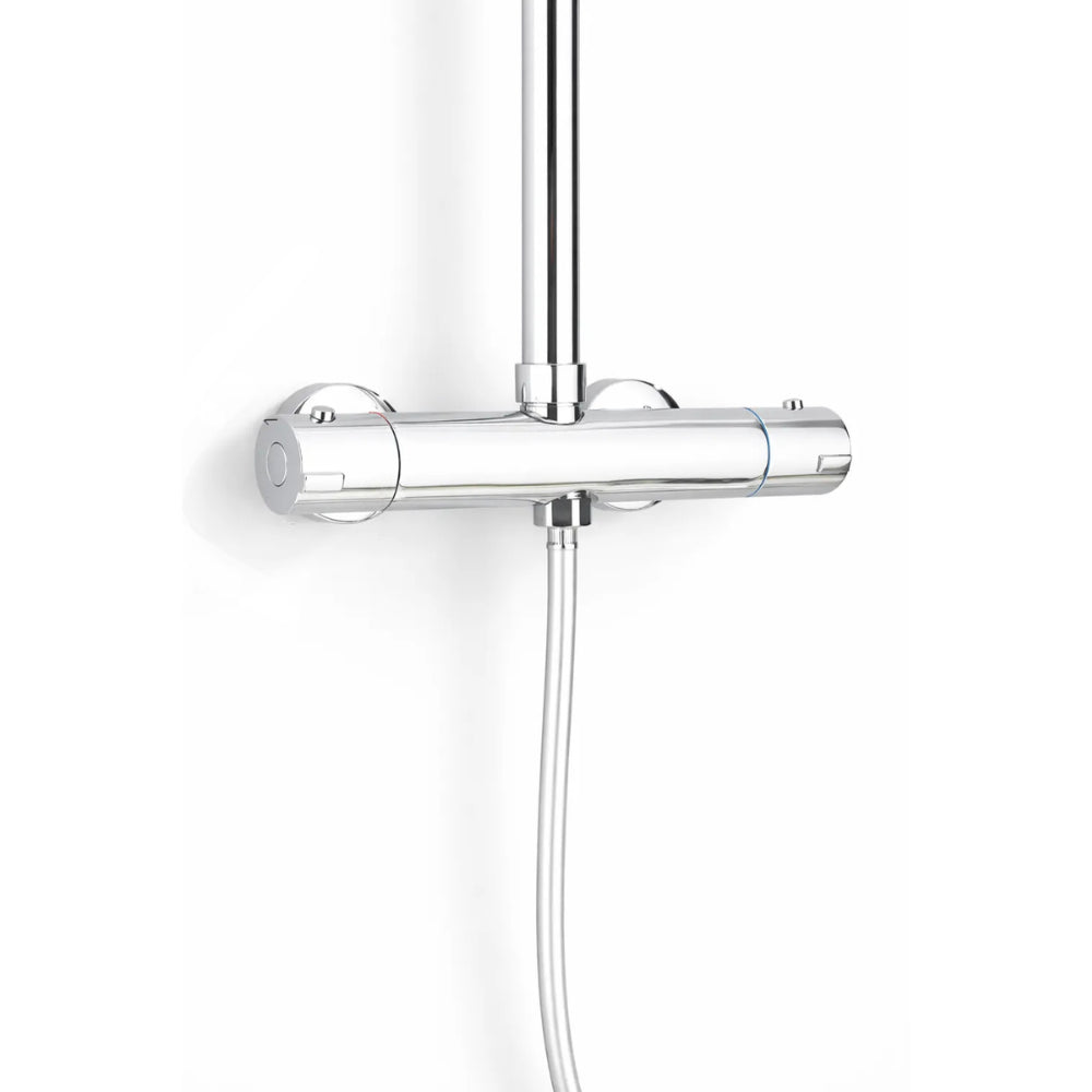 Colonne de Douche Thermostatique Acier Inoxydable Chrome