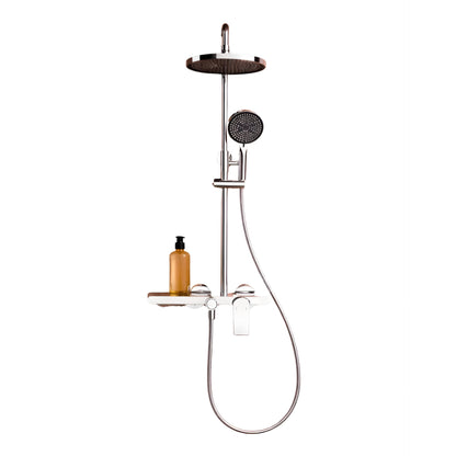 Colonne de Douche Mitigeur 3 Voies Pluie Douchette Cascade
