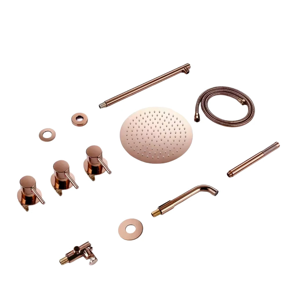 Contenu du coffret - Encastrable Or Rose Bain