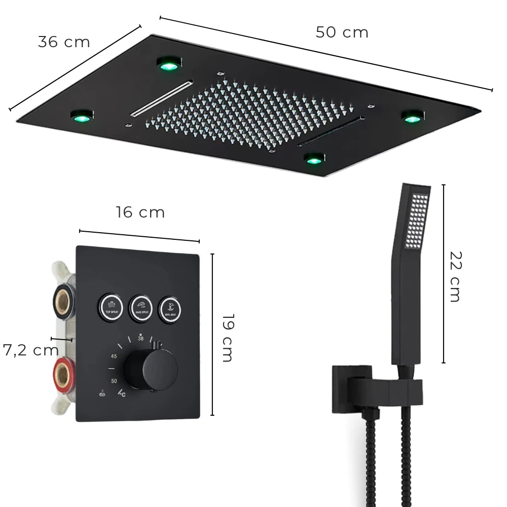 Dimensions - Encastrable LED Cascade