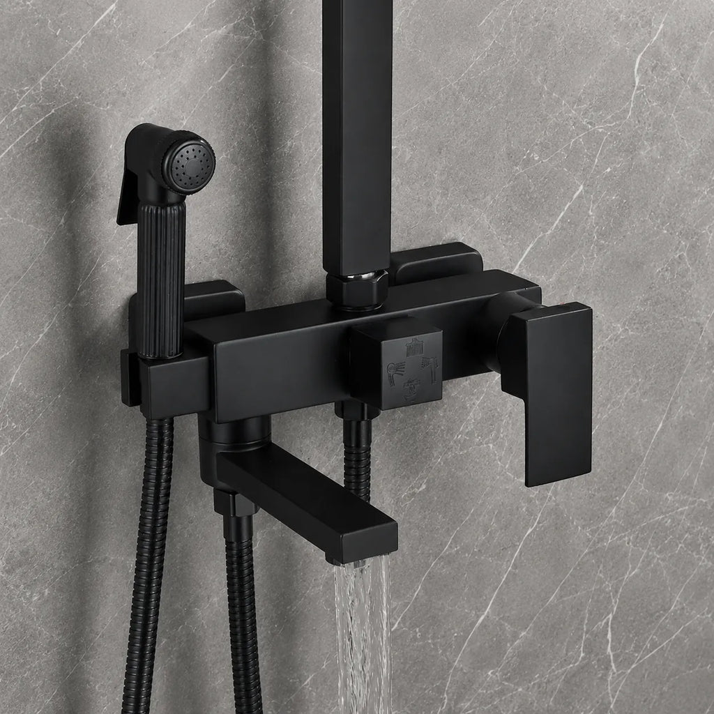 Détail - Mitigeur Noir Chrome