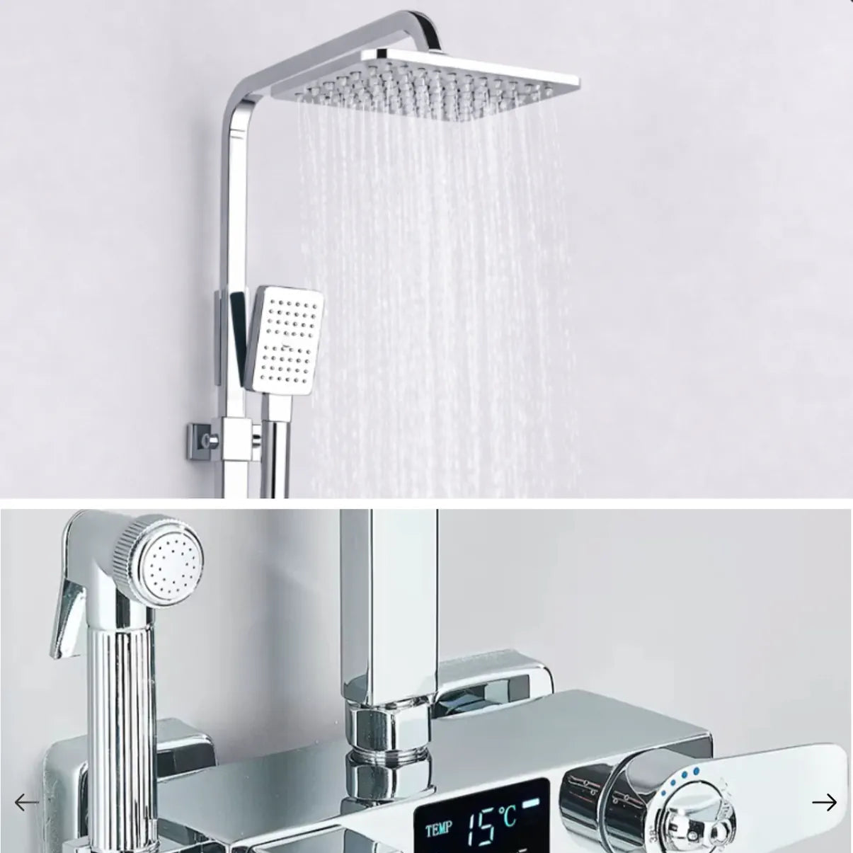 Colonne de Douche Thermostatique avec Affichage Digital