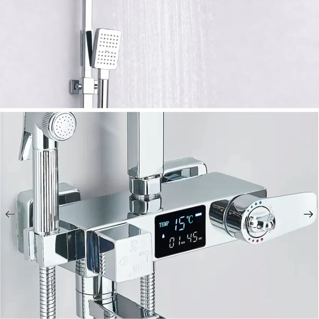 Colonne de Douche Thermostatique avec Affichage Digital